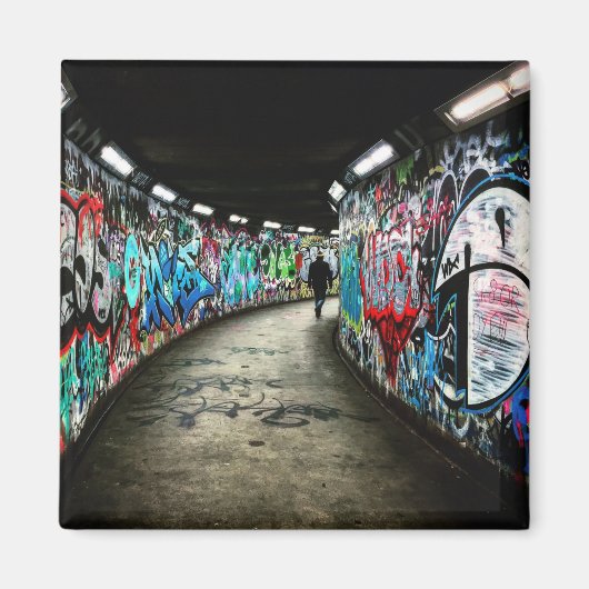 Subway Graffiti Art Magnet (Vorne)