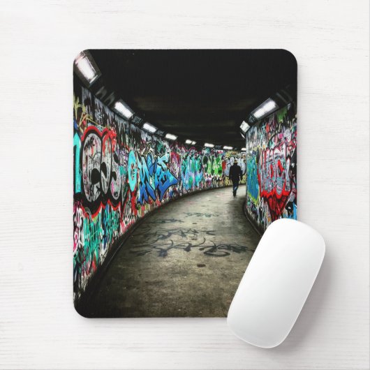 Subway Graffiti Art Muse Mousepad (Mit Mouse)