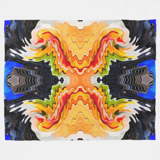 Subway Sandwich Fleecedecke (Vorderseite (Horizontal))