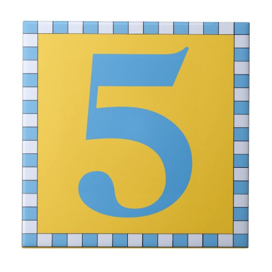 Subway Tiles Karo Frame Edit Number Fliese (Vorderseite)