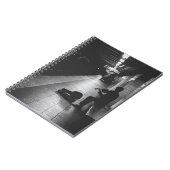 Subway Violinist Shadow Notebook Notizblock (Linke Seite)