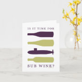 Subwein - Notizkarte Karte (Gelbe Blume)