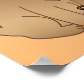 Subwoofer Dog Welppy Funny Poster Sign (Ecke)