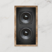 Subwoofer-Lautsprecher | Leder Visitenkarte (Rückseite)