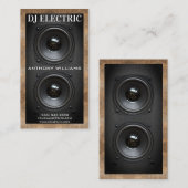 Subwoofer-Lautsprecher | Leder Visitenkarte (Vorne/Hinten)