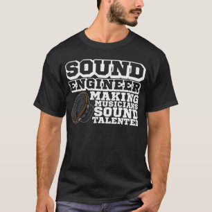 Subwoofer Sound Engineer Audio Synthesizer Musik m T-Shirt