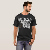 Subwoofer Sound Engineer Audio Synthesizer Musik m T-Shirt (Vorne ganz)