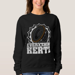 Subwoofer-Tontechniker-Audiosynthesizer-Musik m Sweatshirt