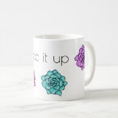 Succ es herauf Succulents Kaffeetasse (VorderseiteRechts)