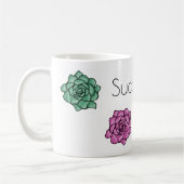 Succ es herauf Succulents Kaffeetasse (Links)