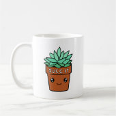 succ it | Funny Succulous Pflanze Lover Kaffeetasse (Links)