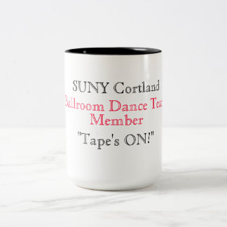SUCC SUNY CORTLAND KAFFEE-TASSE ZWEIFARBIGE TASSE