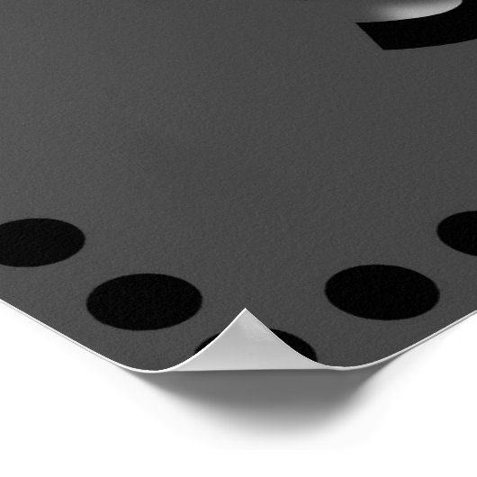 "Succes" Positives Wall-Art-Poster Poster (Ecke)