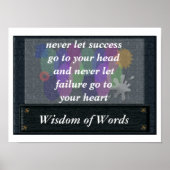 Success and failure - poster (Vorne)