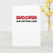 Success and nothing less karte (Gelbe Blume)