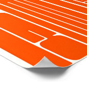 Success & Courage Inspirational Poster – Bold Retr (Ecke)