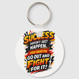 Success Fighter Quote Schlüsselanhänger