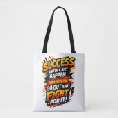 Success Fighter Quote Tasche (Vorderseite)