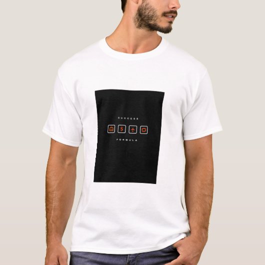 Success Formula Motivational T-Shirt (Vorderseite)