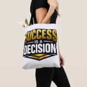 Success Gold Typography on Black Tasche (Von Nahem)