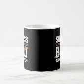 Success Is Built Not Given Motivational Quote Kaffeetasse (Mittel)