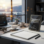 Success Is Planned, Not Hoped For” | Black & Gold  Planer