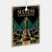 Success Is The Best Revenge Ornament Aus Metall (Vorderseite Rechts)