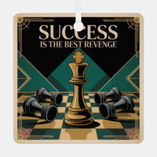 Success Is The Best Revenge Ornament Aus Metall