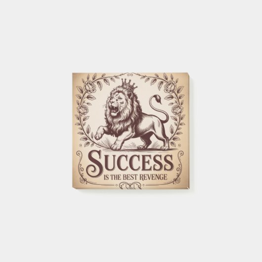 Success Is The Best Revenge Post-it Klebezettel (Vorderseite)
