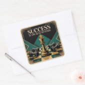 Success Is The Best Revenge Quadratischer Aufkleber (Umschlag)