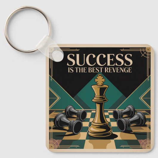 Success Is The Best Revenge Schlüsselanhänger (Vorderseite)