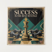 Success Is The Best Revenge Wandteppich (Vorderseite)