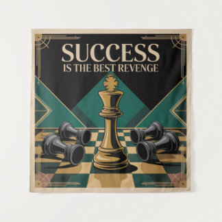 Success Is The Best Revenge Wandteppich