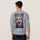 Success Is The New Black With Wolf Head Sweatshirt (Schwarz voll)