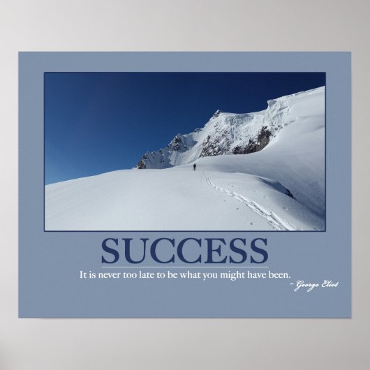 SUCCESS ~ Motivation Quote Poster (Vorne)