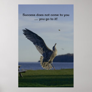 Success motivational print poster