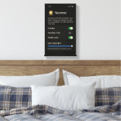 Success Settings: Optimize Your Life Leinwanddruck (Insitu (Schlafzimmer))