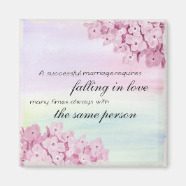 Successful Marriage Quote Falling in Love Romance Magnet