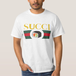 Succi Sushi Liebhaber Lustiges Gnocchi-Logo neues  T-Shirt