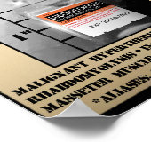 Succinylcholin am meisten Gewollt Poster (Ecke)