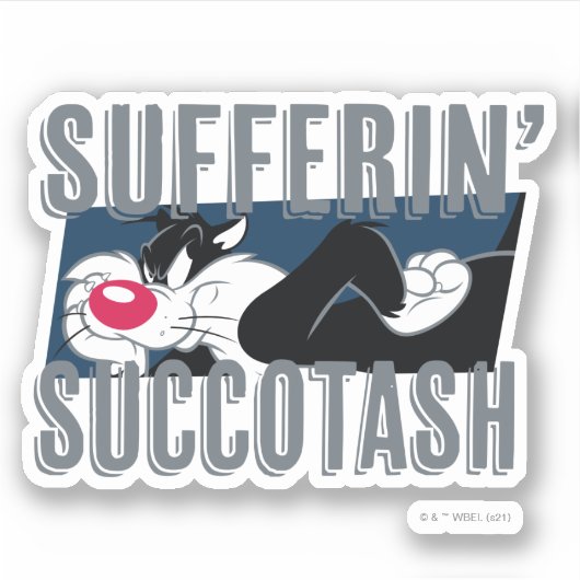 Succotash SYLVESTER™ Cut-Out Aufkleber (Vorderseite)
