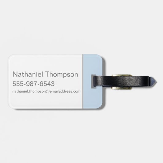 Succotash SYLVESTER™ Cut-Out Gepäckanhänger (Rückseite horizontal)