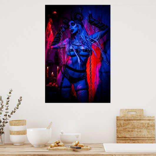 Succubus Cosplay3 Poster (Küche)