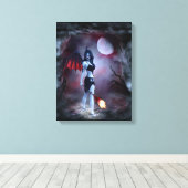 Succubus-Fantasie Leinwanddruck (Insitu (Holzboden))