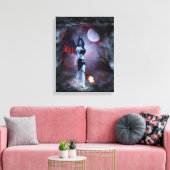 Succubus-Fantasie Leinwanddruck (Insitu (Wohnzimmer))