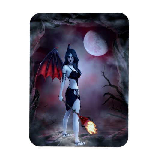 Succubus Fantasy Magnet (Vertikal)