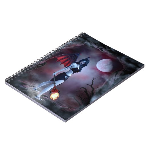 Succubus Fantasy Notizblock (Linke Seite)