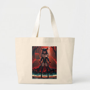 Succubus Kontakt am Kreuzweg: Anime Lilin Dämon Jumbo Stoffbeutel