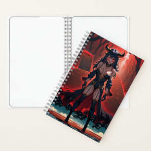 Succubus Kontakt am Kreuzweg: Anime Lilin Dämon Notizblock