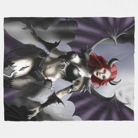 Succuby Fleecedecke (Vorderseite (Horizontal))